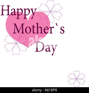 Composite image of happy mother`s day Stock Photo